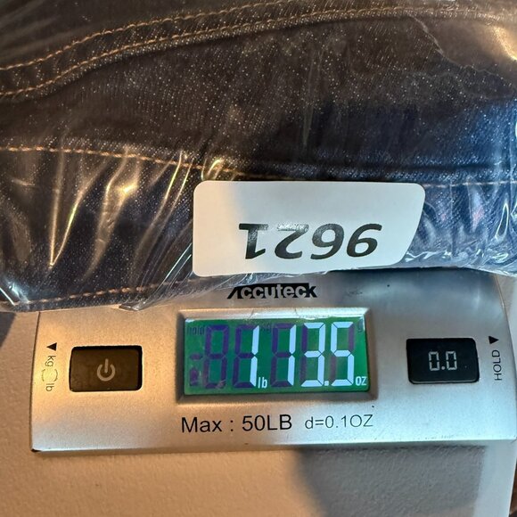 Old Navy Women 14 Wide Leg Jeans Dark Wash Denim Mid Rise Cotton Blend Modern - Picture 11 of 11